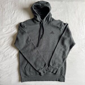 Adidas Men's Grey Hoodie